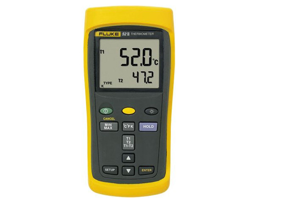 Fluke 52 II Máy đo nhiệt độ đầu vào kép kỹ thuật số