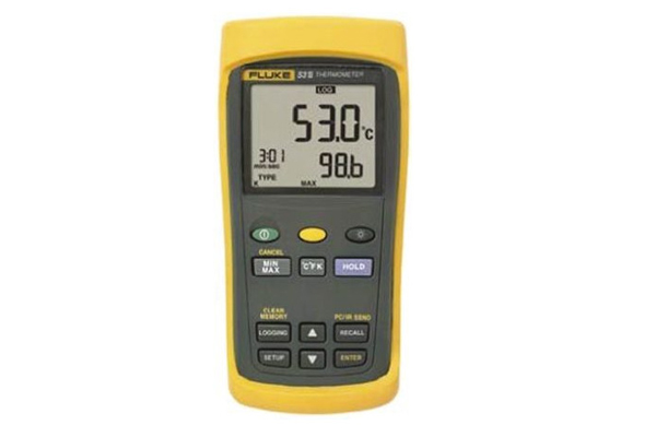 Fluke 53 II Máy đo nhiệt độ một đầu vào ghi dữ liệu