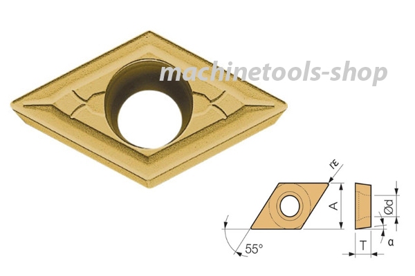 Mảnh dao tiện DCMT11T3